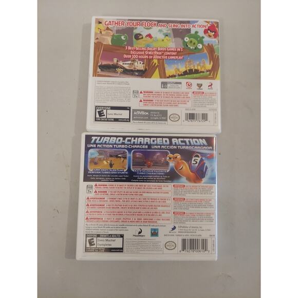 Angry Birds Trilogy & Turbo Super Stunt Game Nintendo 3DS Complete With Manual - Picture 3 of 3
